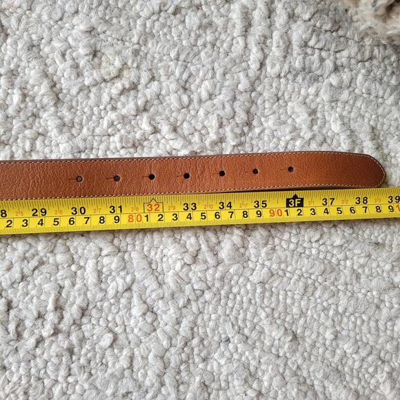 Sam Edleman Camel Brown Leather Belt Sz S - Picture 3 of 5